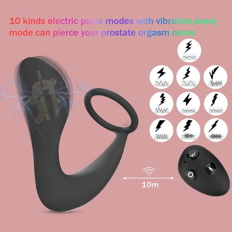 Electric Shock Anal Vibrator for Men - xinghaoya official store