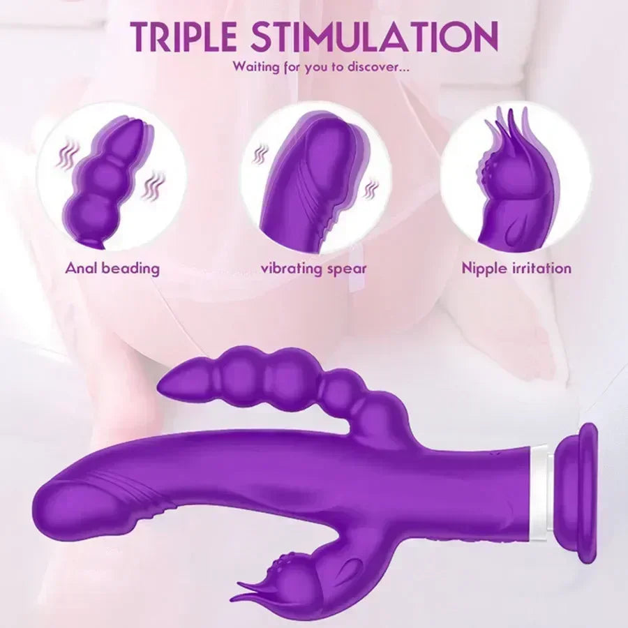 Triple Vibrator for Women Xinghaoya Triple Vibrator for Women Xinghaoya