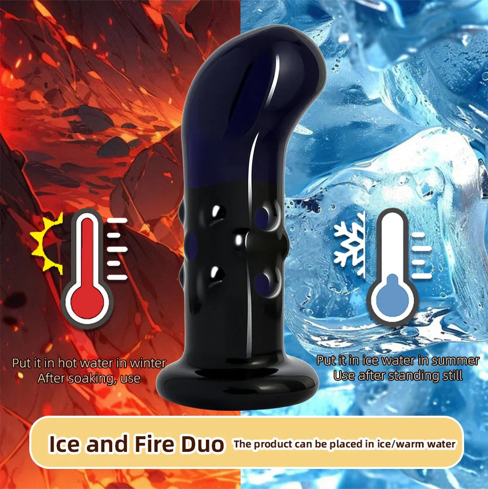 Xinghaoya Vibrating Glass Anal Plug Xinghaoya Vibrating Glass Anal Plug