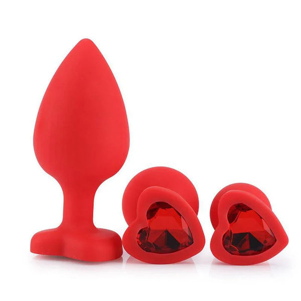 Heart Shape Silicone Butt Plug  Xinghaoya