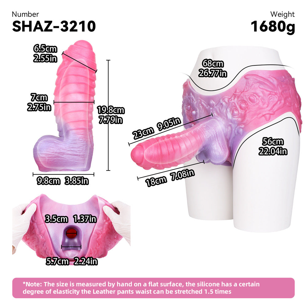 hollow strap  on penis extension