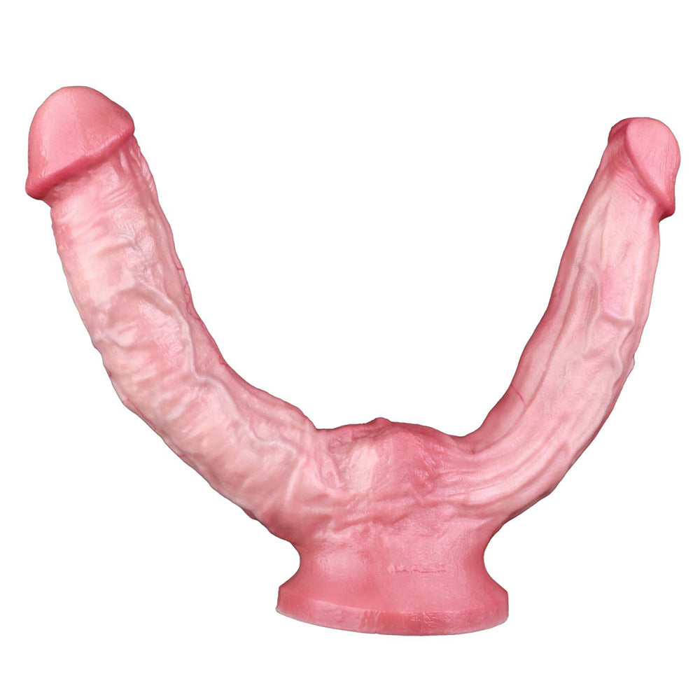 lesbian double dildo