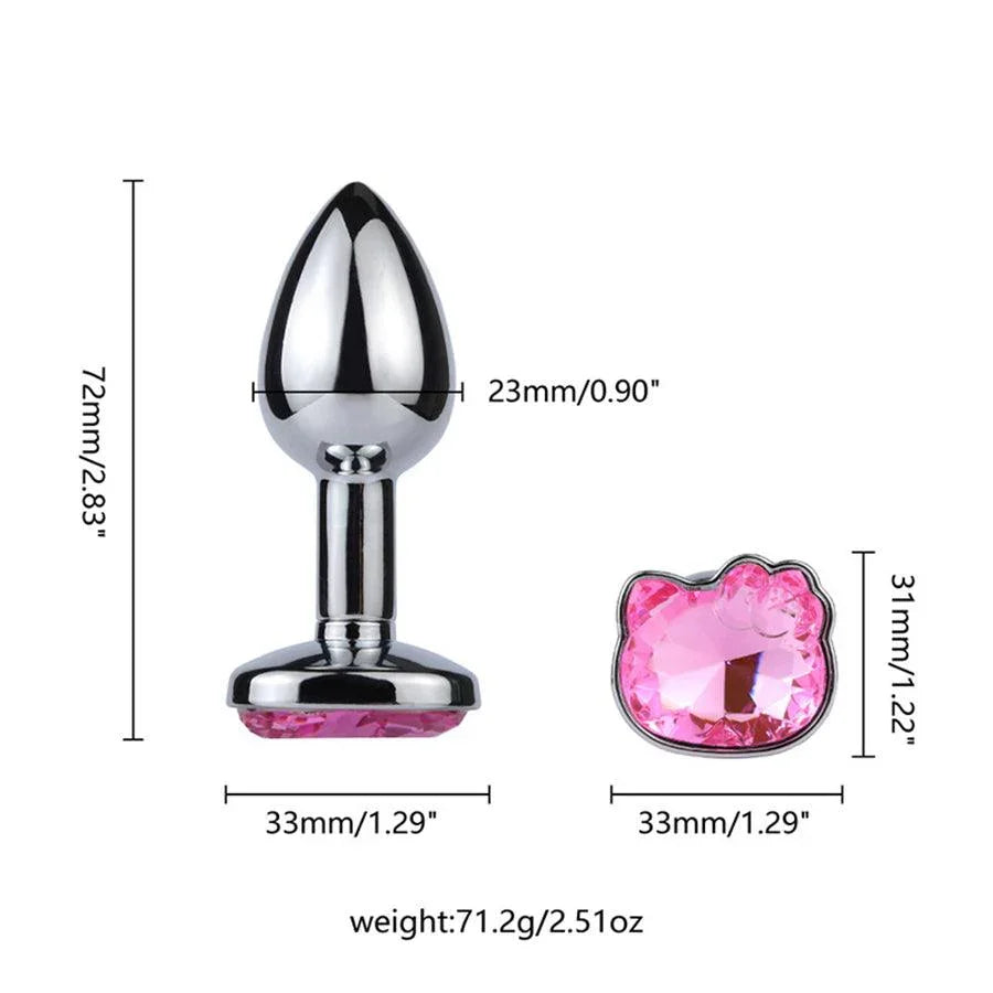 Luxury Metal Jewelry Butt Plug Toy Xinghaoya Luxury Metal Jewelry Butt Plug Toy Xinghaoya