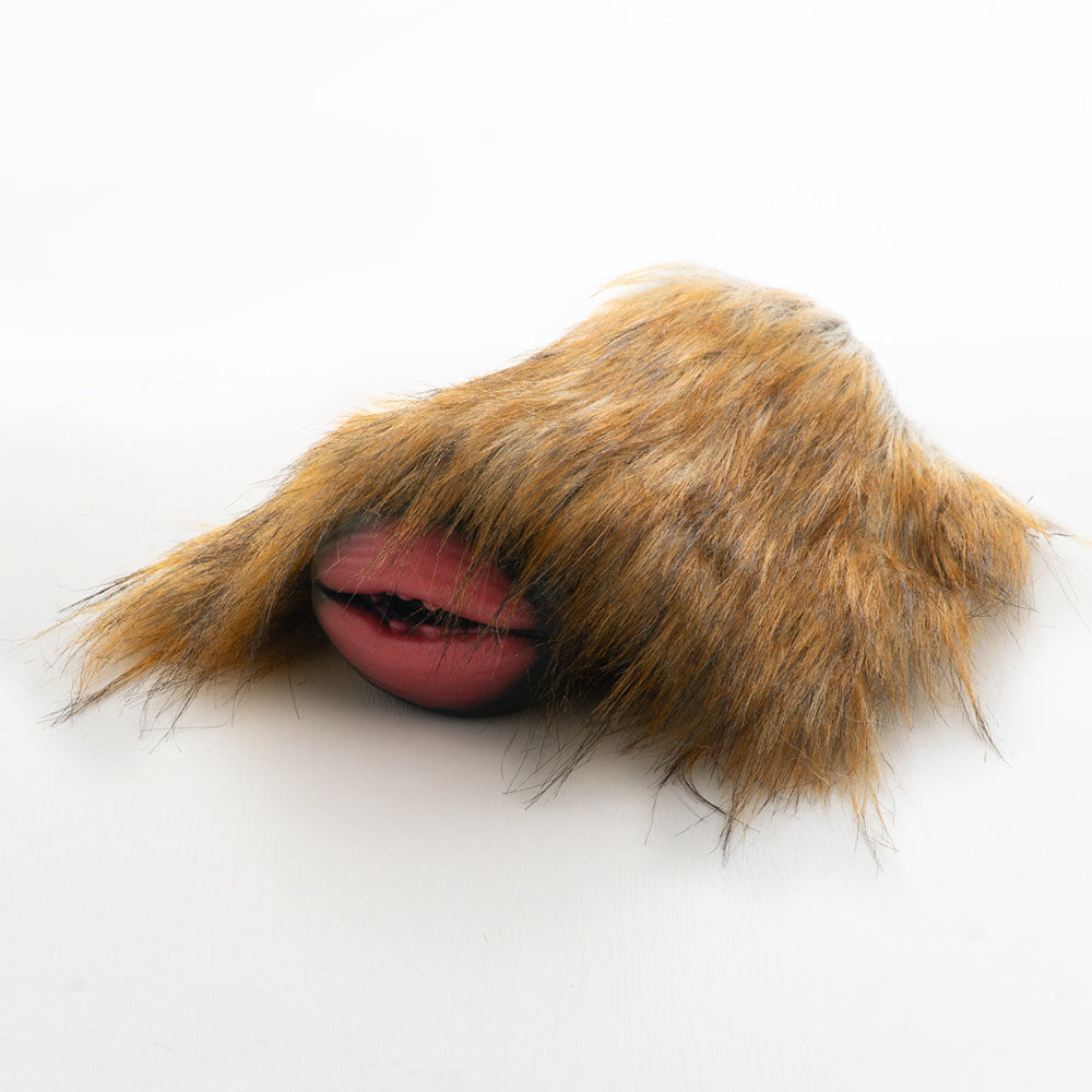 Xinghaoya Lion Plush Male Silicone Stroker - Detachable & Textured