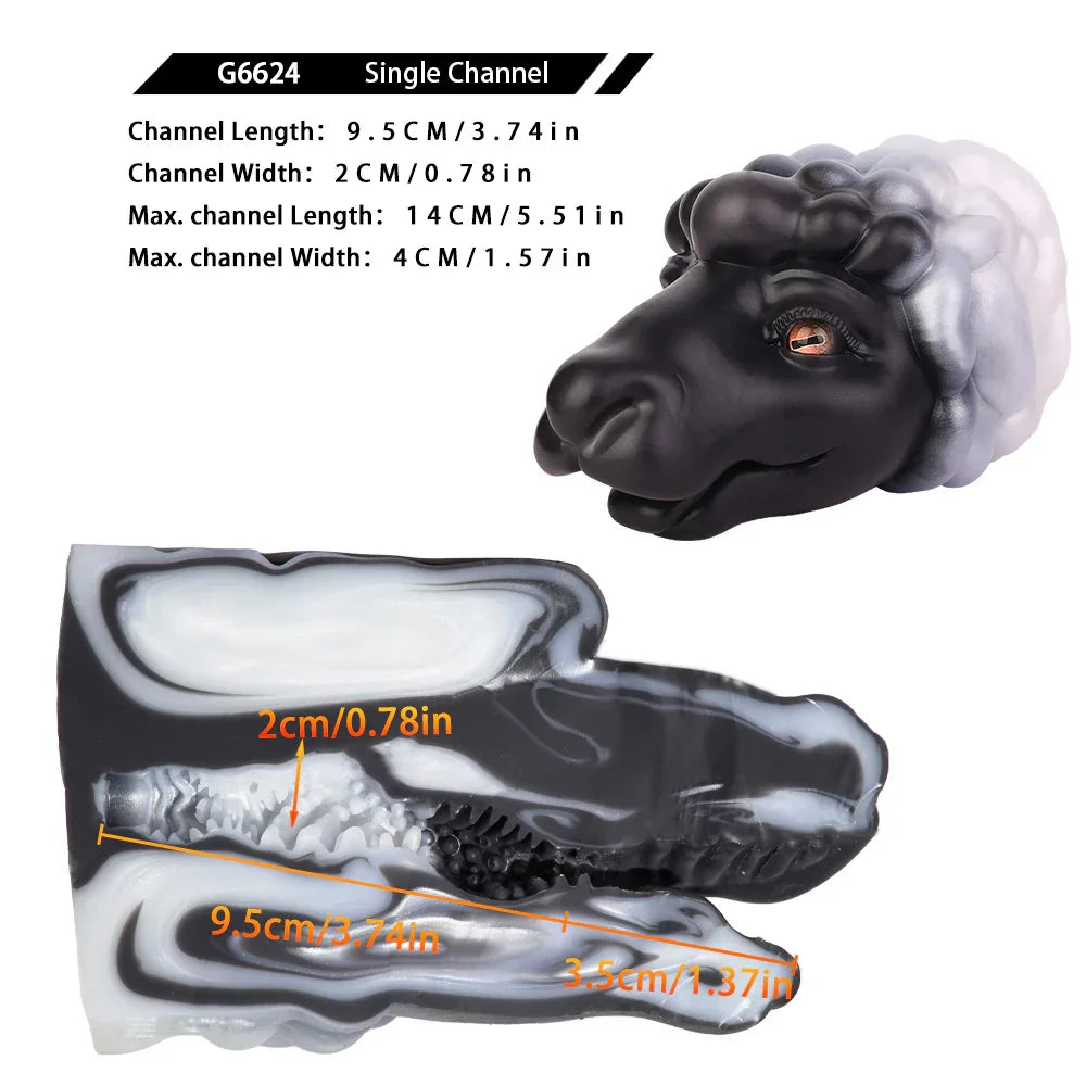 Silicone Sheep Head Male Personal Device  Xinghaoya