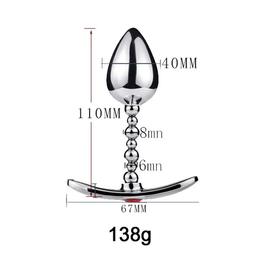 Metal Anal Beads Butt Plug for Sex Game Xinghaoya Metal Anal Beads Butt Plug for Sex Game Xinghaoya