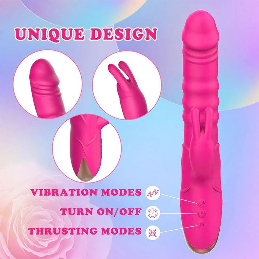 Vibromasseur lapin raliste mouvement de va-et-vient Jouet intime Xinghaoya Vibromasseur lapin raliste mouvement de va-et-vient Jouet intime Xinghaoya