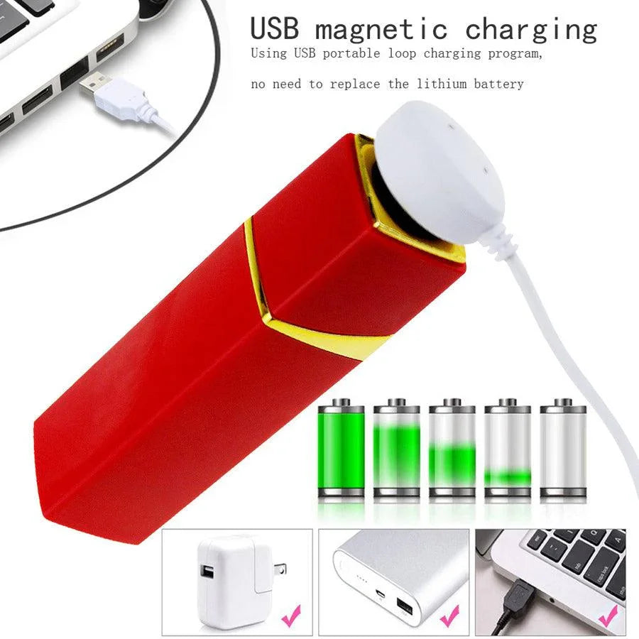 Vibromasseur rouge lvres discret rechargeable Xinghaoya Vibromasseur rouge lvres discret rechargeable Xinghaoya