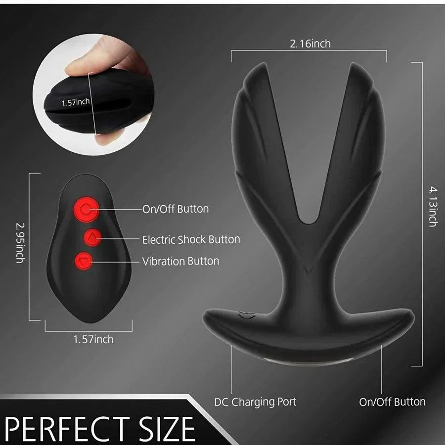 Plug Esticador Anal Eltrico com Controle Remoto Xinghaoya Plug Esticador Anal Eltrico com Controle Remoto Xinghaoya
