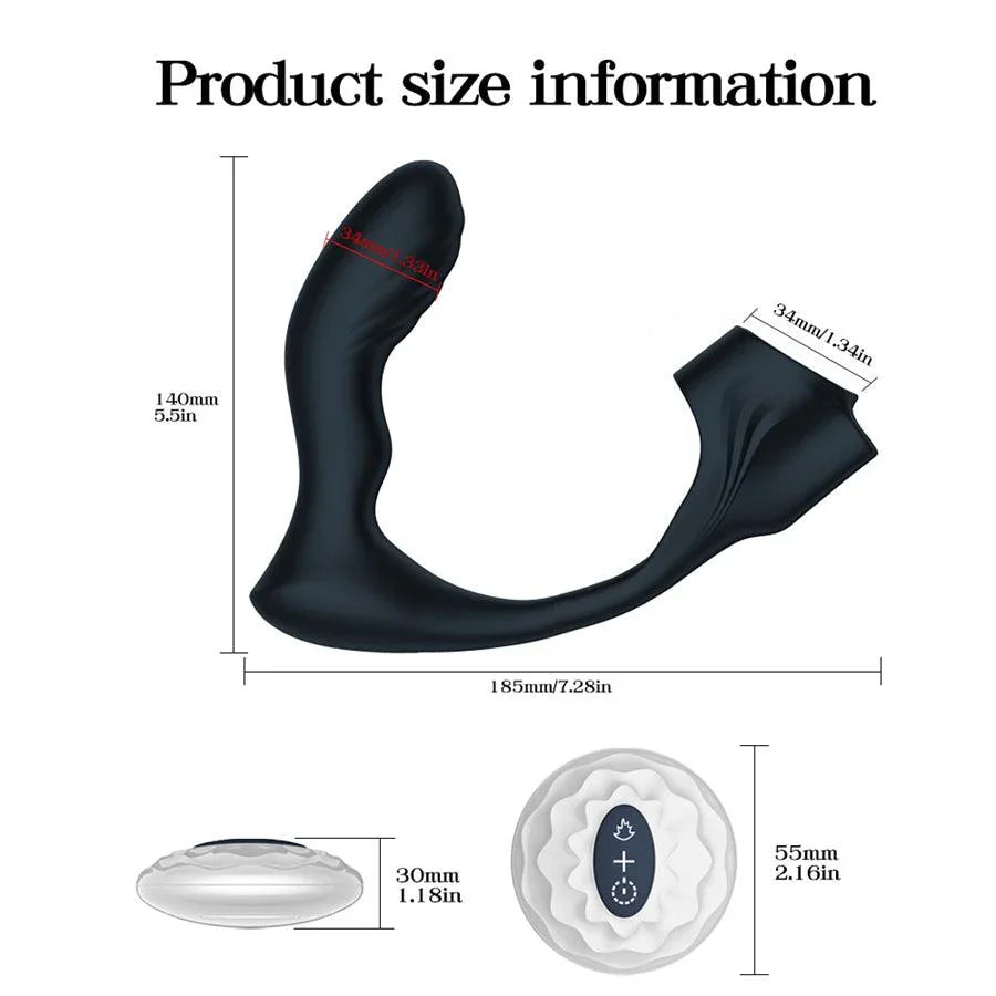 Remote Control Male Prostate Massager with Penis Ring Xinghaoya Remote Control Male Prostate Massager with Penis Ring Xinghaoya