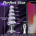 Remote Control Metal Vibrating Anal Butt Plug Sex Toys - xinghaoya official store
