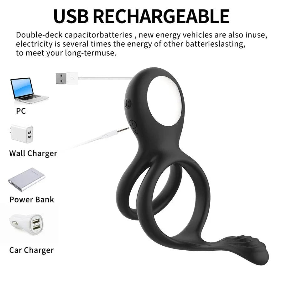 Penisring-Vibrator mit Fernbedienung Xinghaoya Penisring-Vibrator mit Fernbedienung Xinghaoya