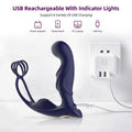Remote Control Prostate Milking Massager Anal Vibrator for Men - xinghaoya official store