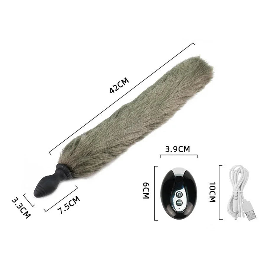 Remote Control Vibrating Tail Butt Plug Xinghaoya Remote Control Vibrating Tail Butt Plug Xinghaoya