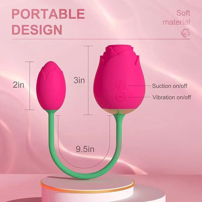 Rose Clit Sucker Vibrating Ball Intimate Toy Xinghaoya Rose Clit Sucker Vibrating Ball Intimate Toy Xinghaoya