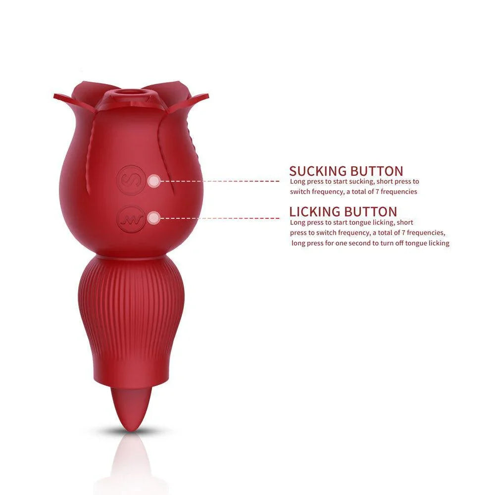 Rose Tongue Vibrator for Women Xinghaoya Rose Tongue Vibrator for Women Xinghaoya