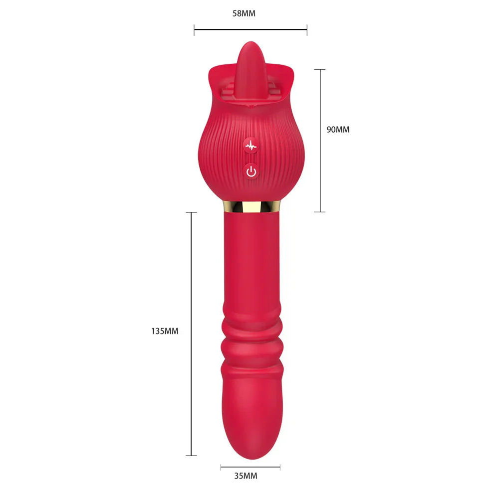 Thrusting Dildo Rose Toy for Women – Xinghaoya