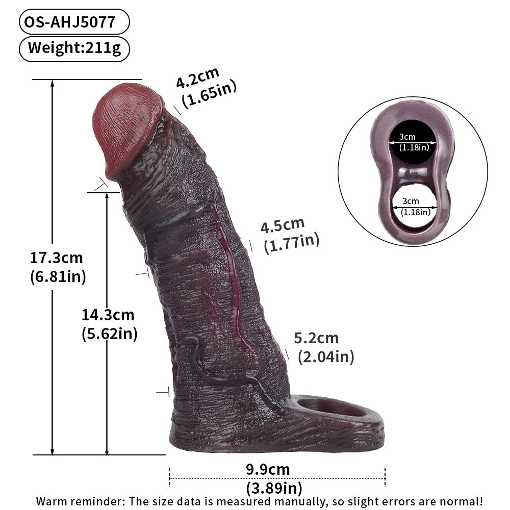 silicone dick sleeve