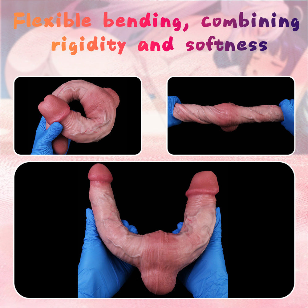 silicone double dildo