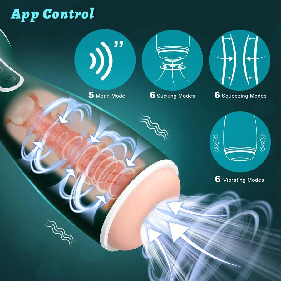 Smart APP Controlled Sucking Male Masturbator Xinghaoya Smart APP Controlled Sucking Male Masturbator Xinghaoya