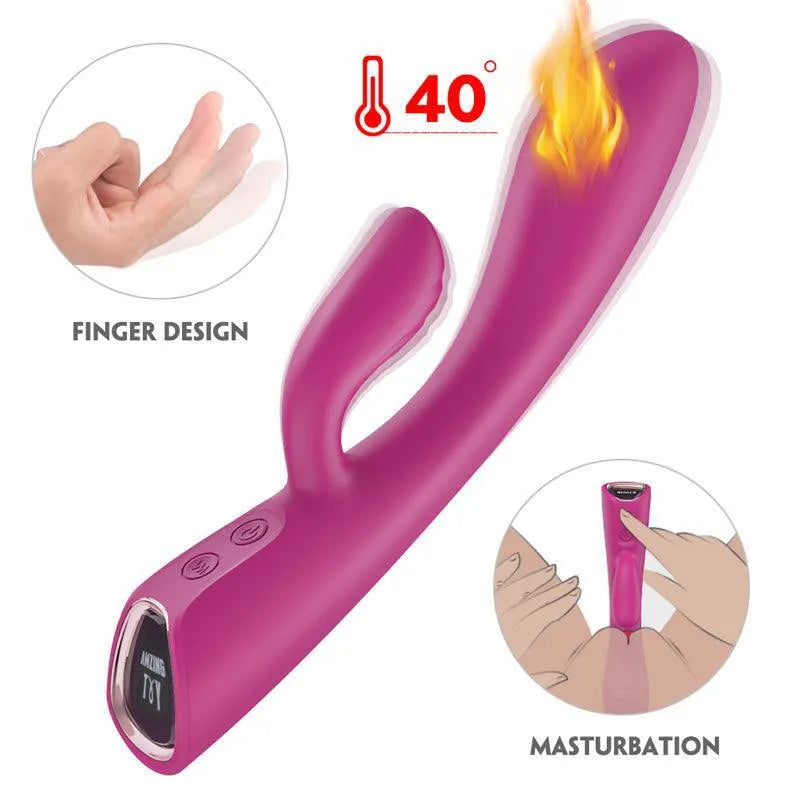 Smart Heating Rabbit Vibrator for Women - xinghaoya official store