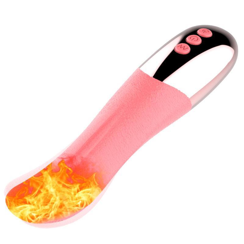 Soft Silicone Vibrating Tongue Sex Toy - xinghaoya official store