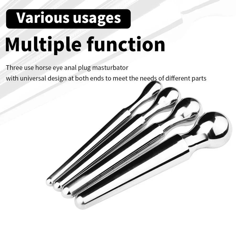 Stainless Steel Dual-Ended Sounding Rod Penis Plug Xinghaoya Stainless Steel Dual-Ended Sounding Rod Penis Plug Xinghaoya