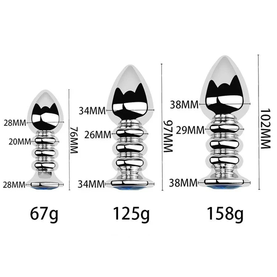 Stainless Steel Thread Butt Plug Toy Xinghaoya Stainless Steel Thread Butt Plug Toy Xinghaoya