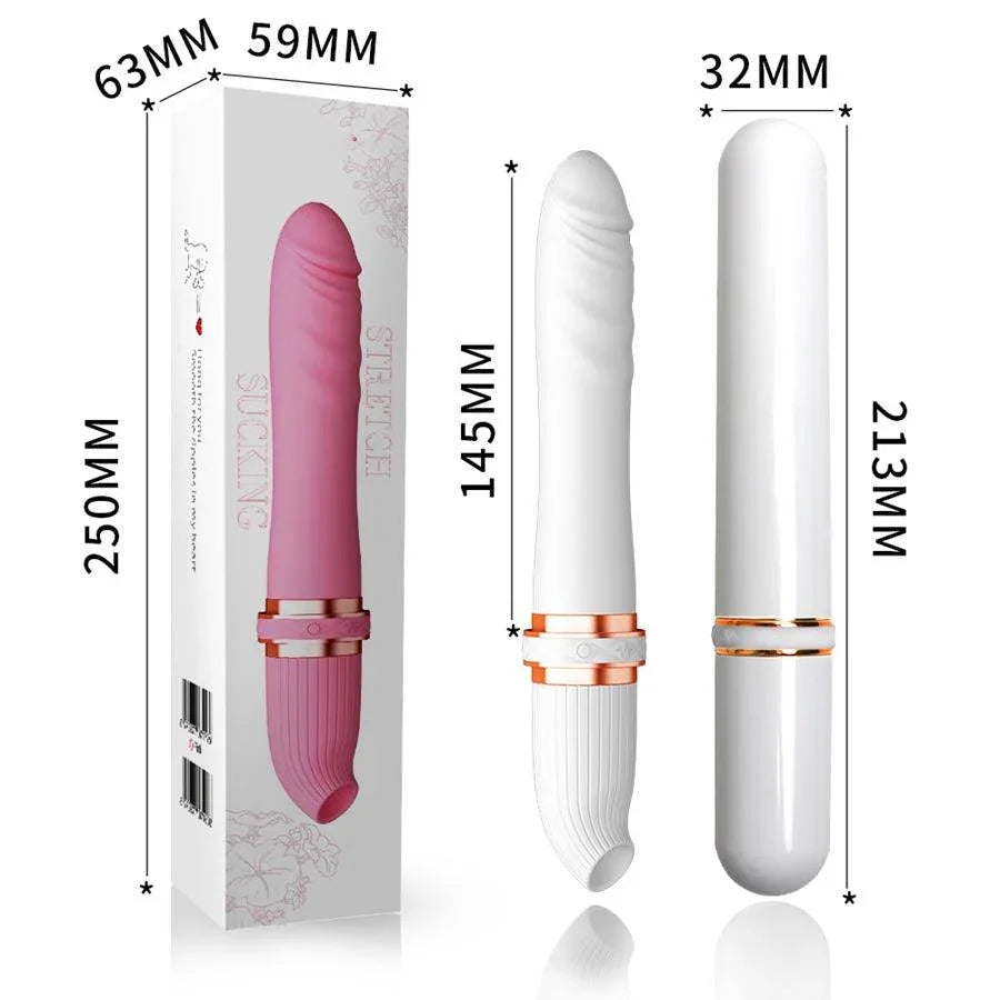 Thrusting Dildo Vibrator With Clit Sucker Xinghaoya Thrusting Dildo Vibrator With Clit Sucker Xinghaoya