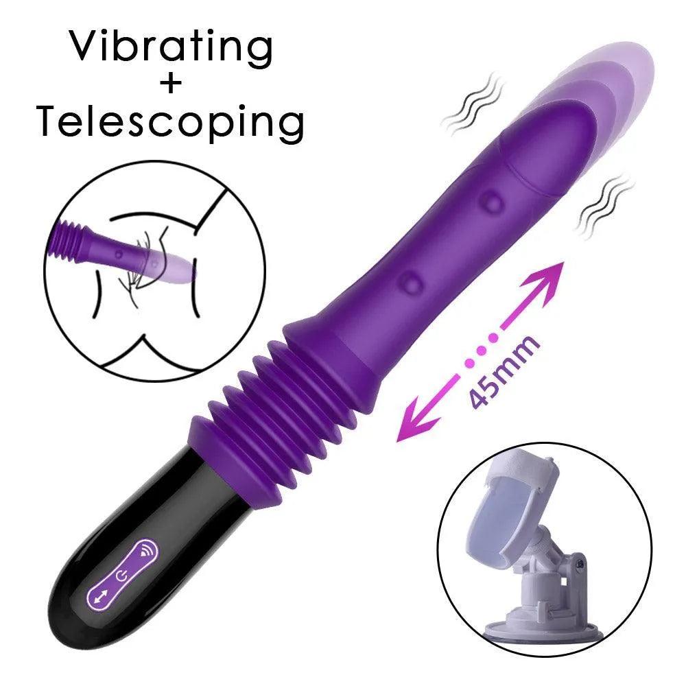 Thrusting Dildo Vibrator with Remote Control - xinghaoya official store