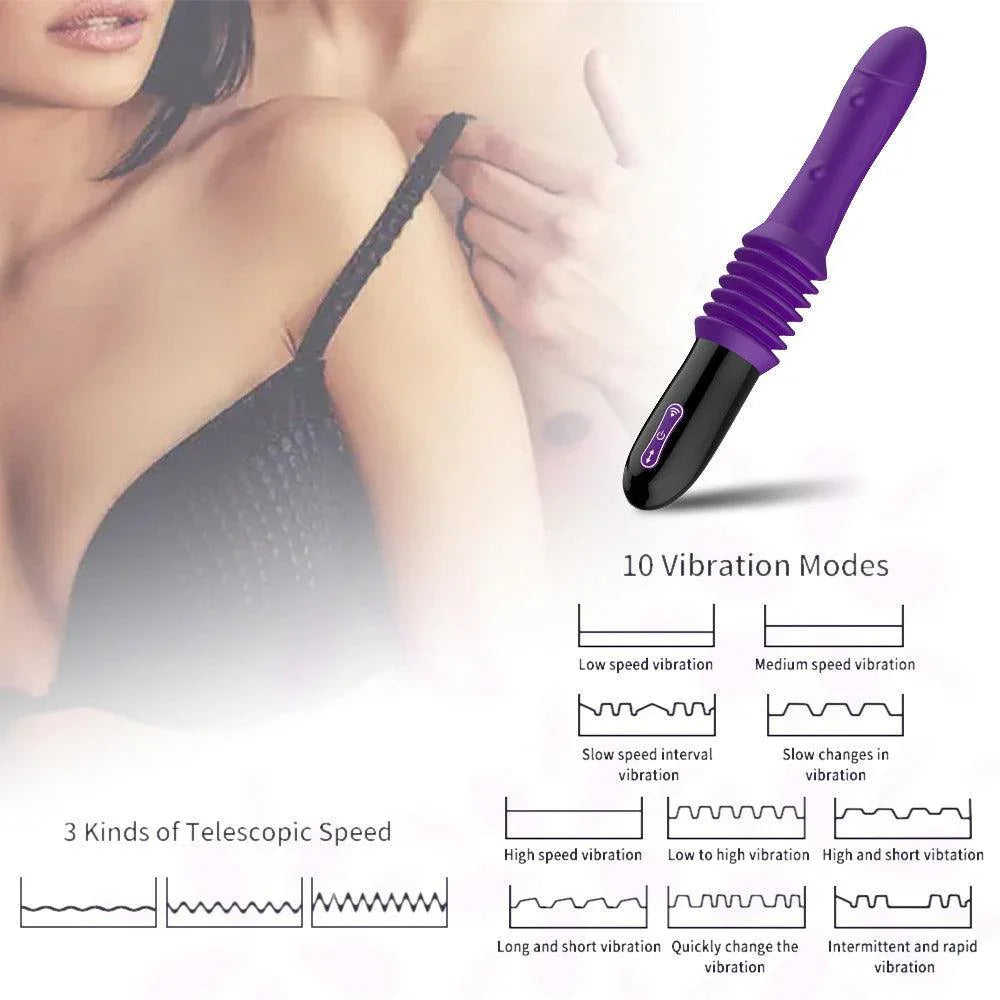 Schubdildo-Vibrator mit Fernbedienung Xinghaoya Schubdildo-Vibrator mit Fernbedienung Xinghaoya