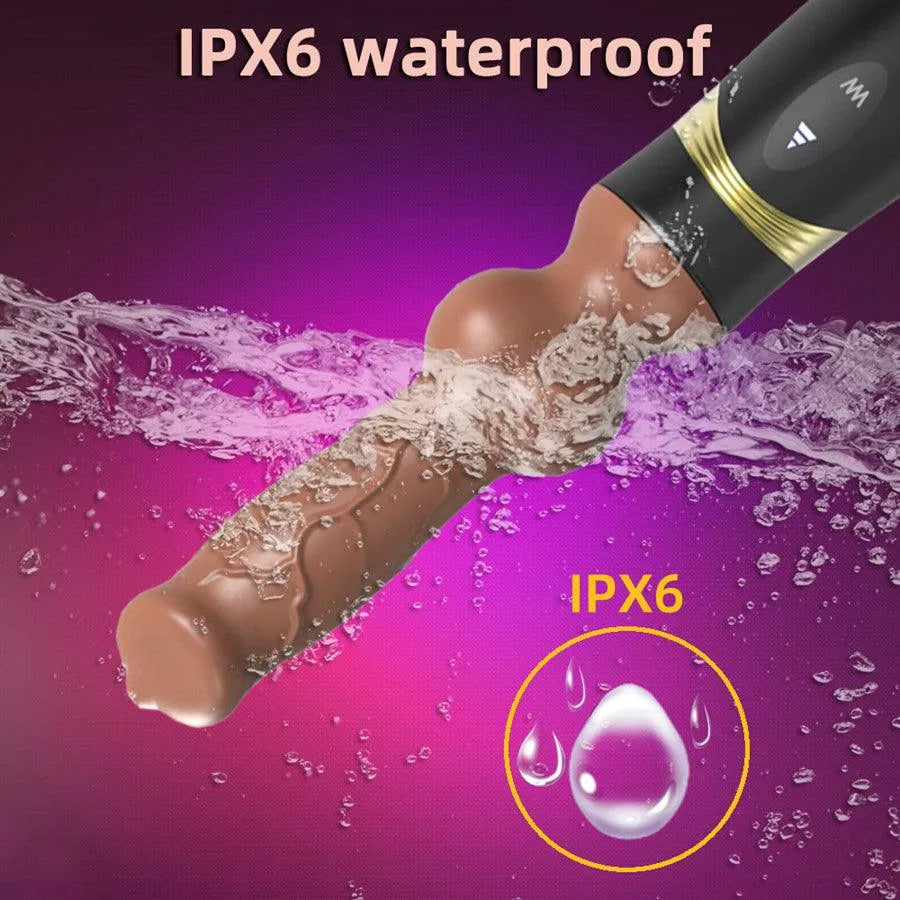 Stoender realistischer Hundeknoten-Dildo-Vibrator Xinghaoya Stoender realistischer Hundeknoten-Dildo-Vibrator Xinghaoya