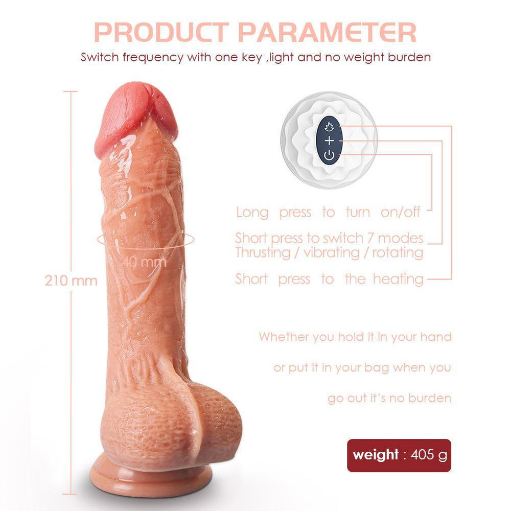 
                  
                    Remote Control Thrusting Swing Suction Cup Dildo Vibrator - xinghaoya official store
                  
                