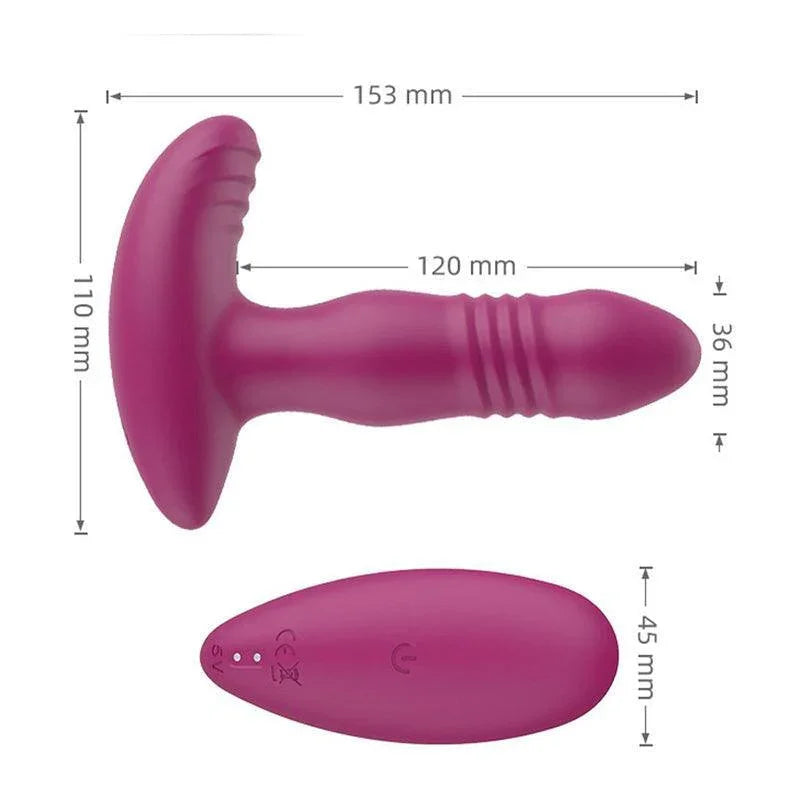 Thrusting Vibrating Butt Plug Intimate Toy Xinghaoya Thrusting Vibrating Butt Plug Intimate Toy Xinghaoya