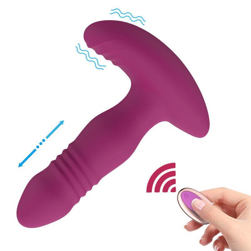 Thrusting Vibrating Butt Plug Sex Toys - xinghaoya official store