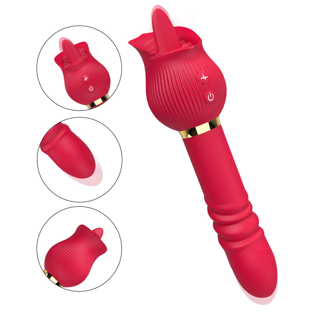 thrusting vibrator