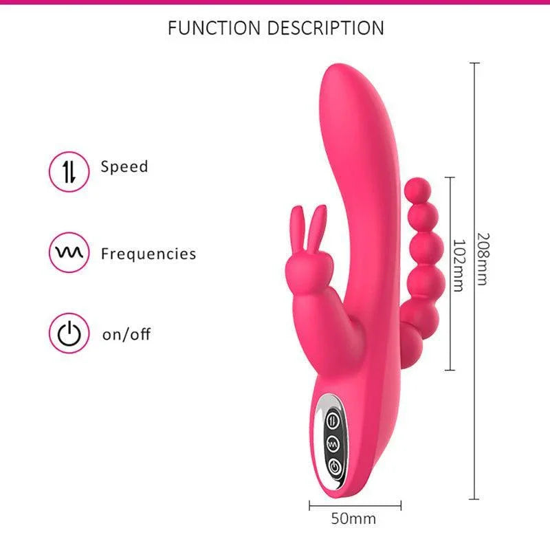 Triangle Rabbit Vibrator Intimate Toy for Women Xinghaoya Triangle Rabbit Vibrator Intimate Toy for Women Xinghaoya