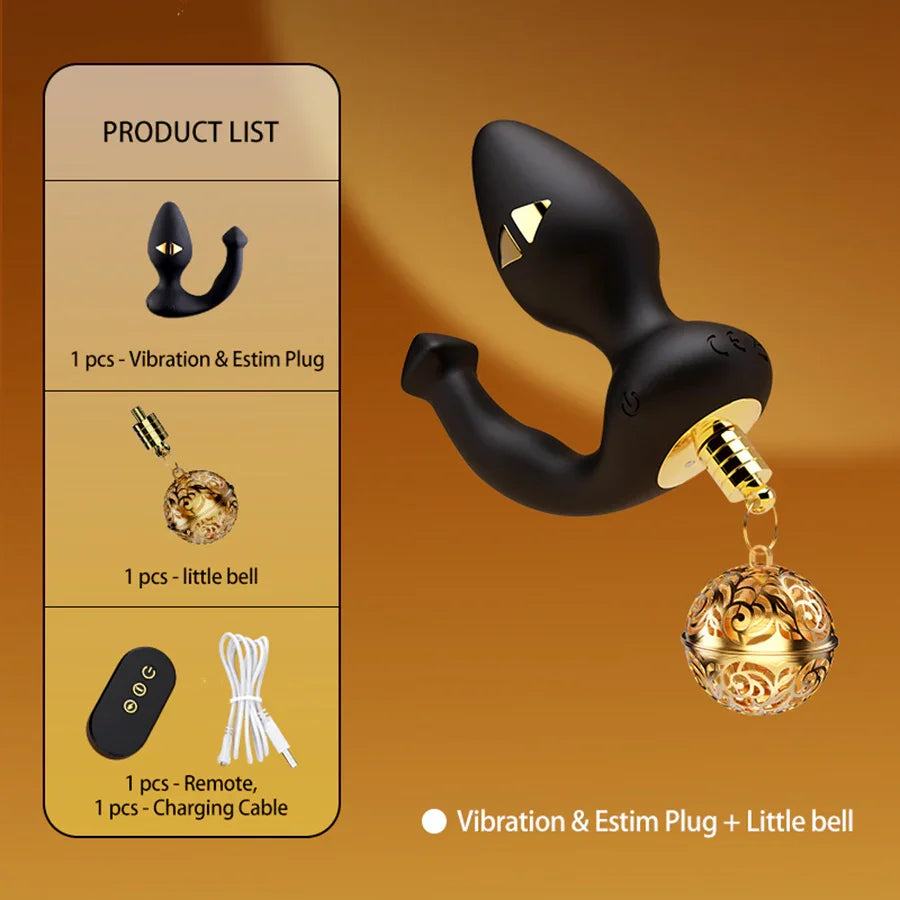 Remote Tail Pulse Vibrating Anal Plug Xinghaoya Remote Tail Pulse Vibrating Anal Plug Xinghaoya