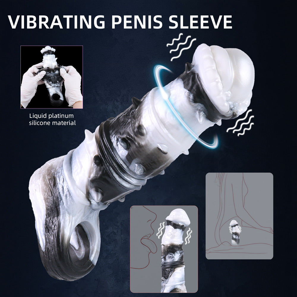 vibrating dick sleeve