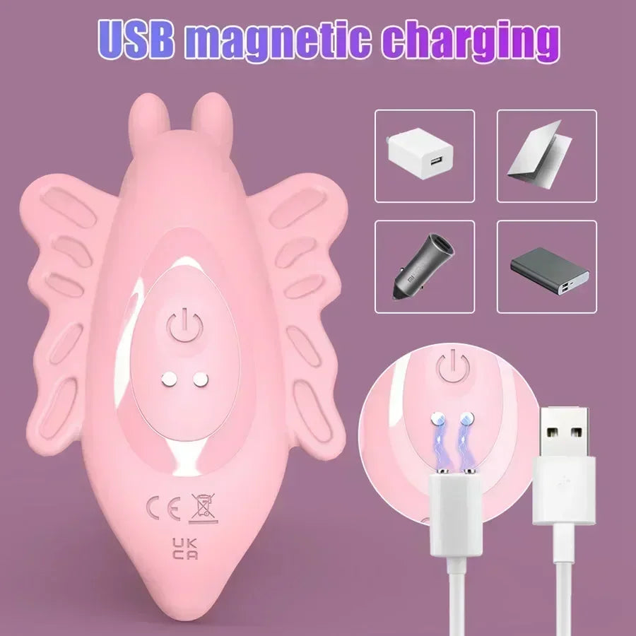 Remote Control Wearable Butterfly Vibrator Xinghaoya Remote Control Wearable Butterfly Vibrator Xinghaoya