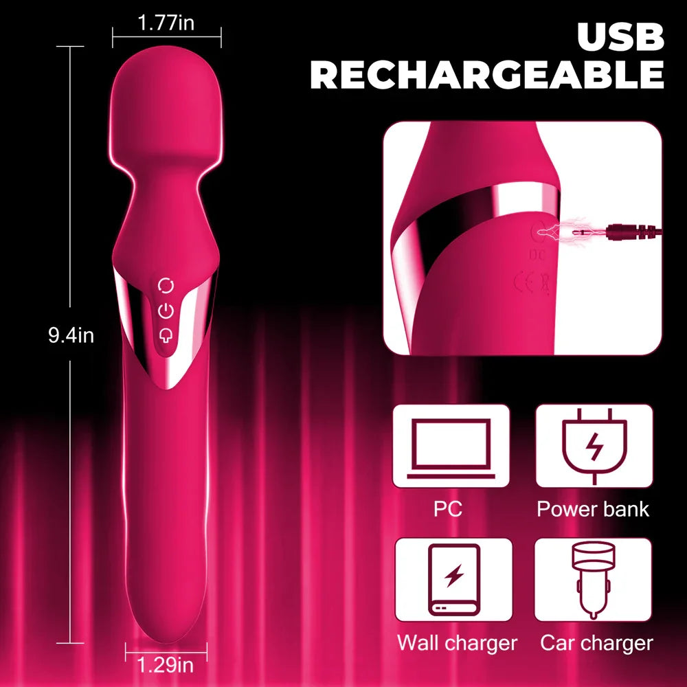 Xinghaoya Dual Stimulation Wand Vibrator Xinghaoya Dual Stimulation Wand Vibrator