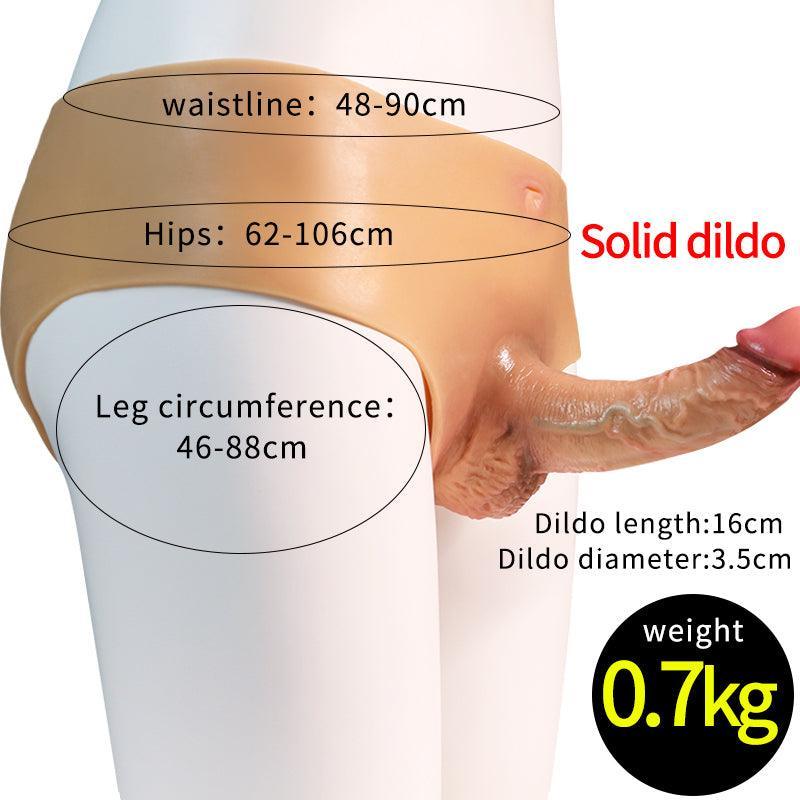 
                  
                    Wearable Silicone Strap On Dildo Panties Sex Toys for Lesbian Couples - xinghaoya official store
                  
                