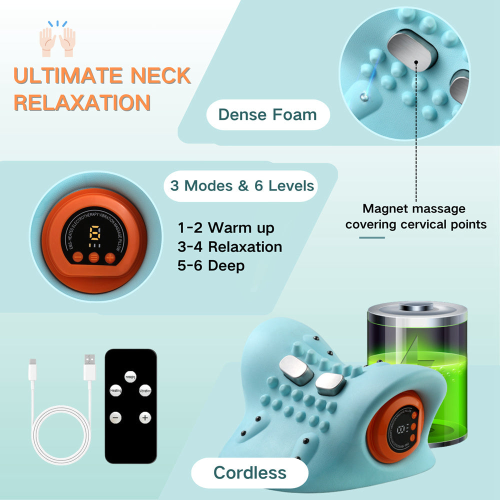 wireless rechargeable neck massager