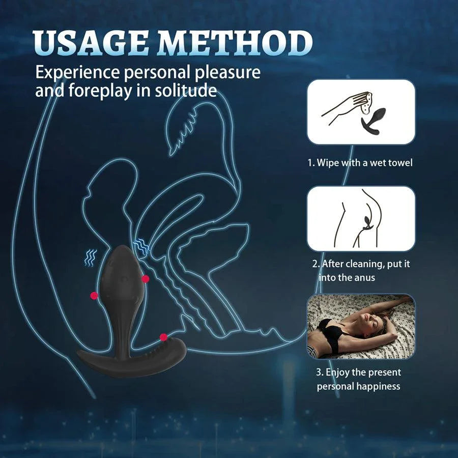 Wireless Remote Vibrating Anal Plug for Intimate Game Xinghaoya Wireless Remote Vibrating Anal Plug for Intimate Game Xinghaoya