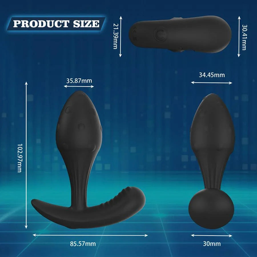 Wireless Remote Vibrating Anal Plug for Intimate Game Xinghaoya Wireless Remote Vibrating Anal Plug for Intimate Game Xinghaoya