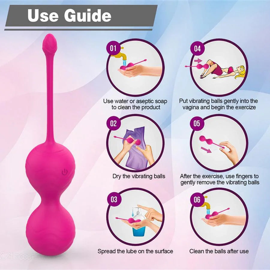 Wireless Remote Vibrating Kegel Balls Combo Set Xinghaoya Wireless Remote Vibrating Kegel Balls Combo Set Xinghaoya