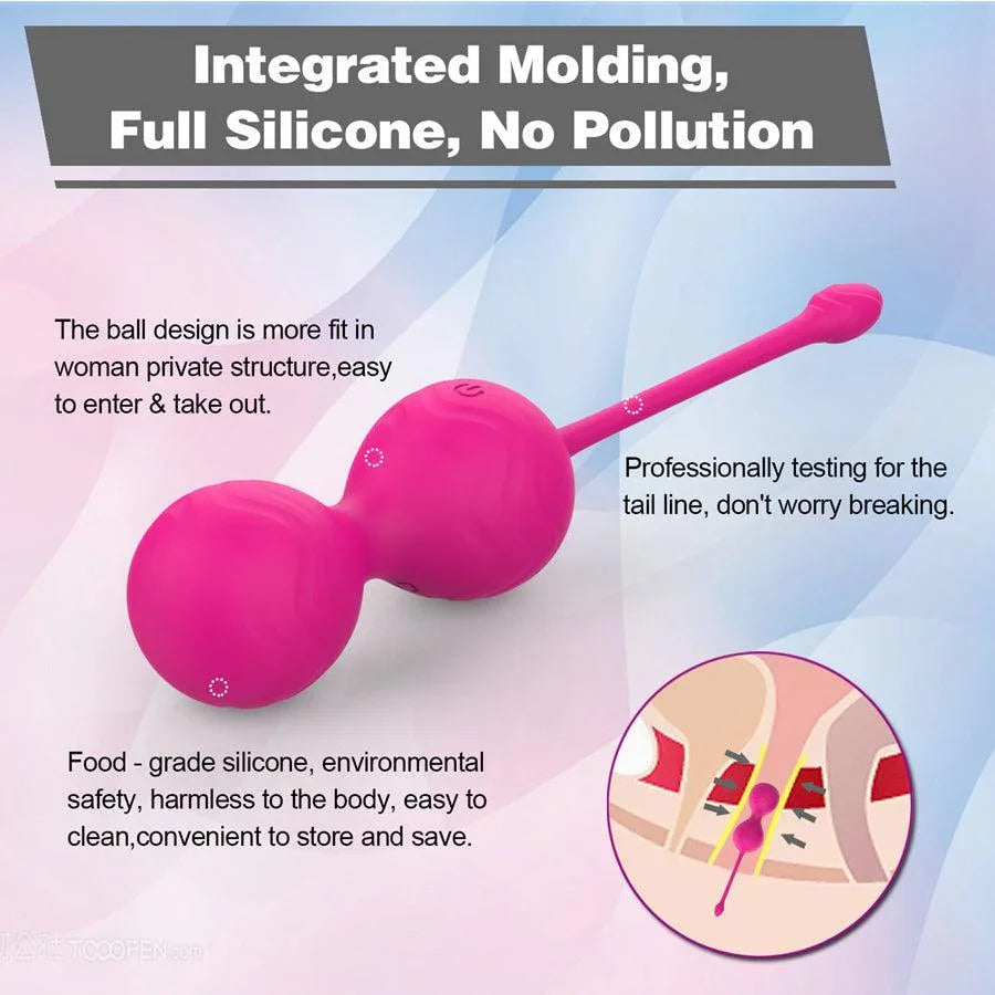Wireless Remote Vibrating Kegel Balls Combo Set Xinghaoya Wireless Remote Vibrating Kegel Balls Combo Set Xinghaoya