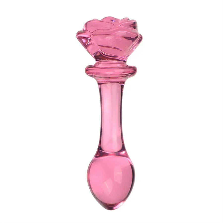 Xinghaoya Rosenblumen-Glas-Analplugs-Dildo Xinghaoya Rosenblumen-Glas-Analplugs-Dildo